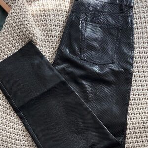Wilfred Black Textured Pants